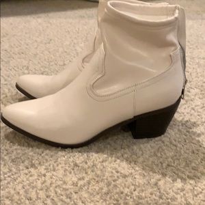 Bone colored booties